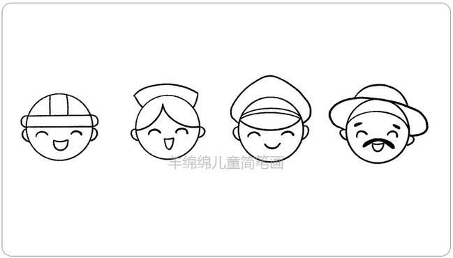 五一劳动节简笔画,劳动最光荣图片