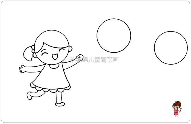 六一儿童节简笔画,祝小朋友们节日快乐