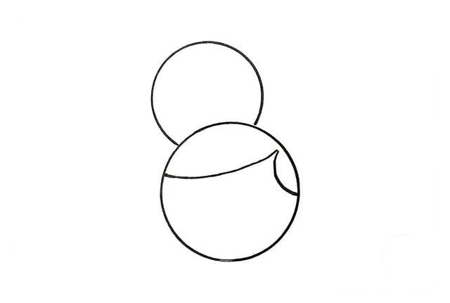 父亲节简笔画,快乐的父子俩