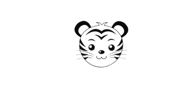 虎年如何画卡通老虎简笔画?